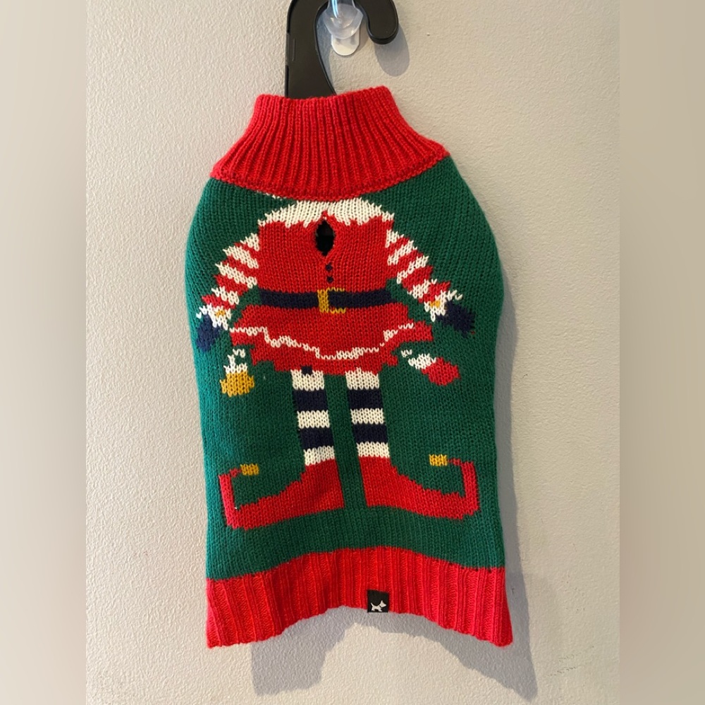 Christmas dog sweater Elf size xs yorkie chihuahua toy poodle